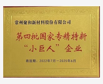 国家级专精特新“小巨人”企业